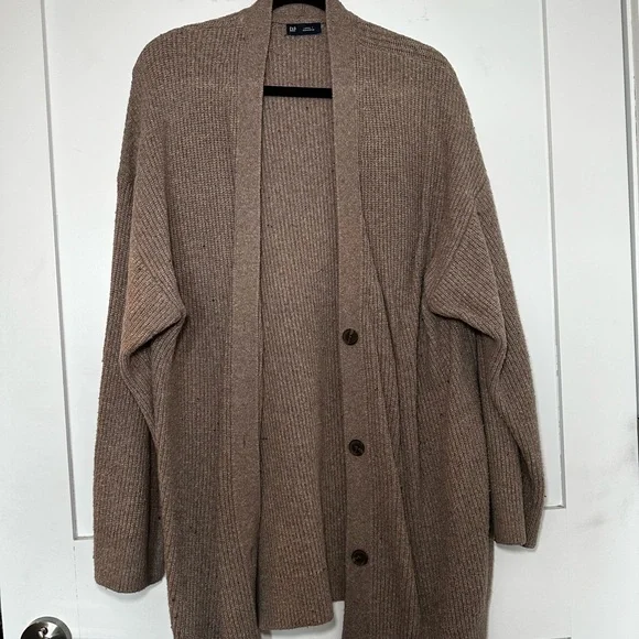 GAP Brown Knit Cardigan - Picture 1 of 3